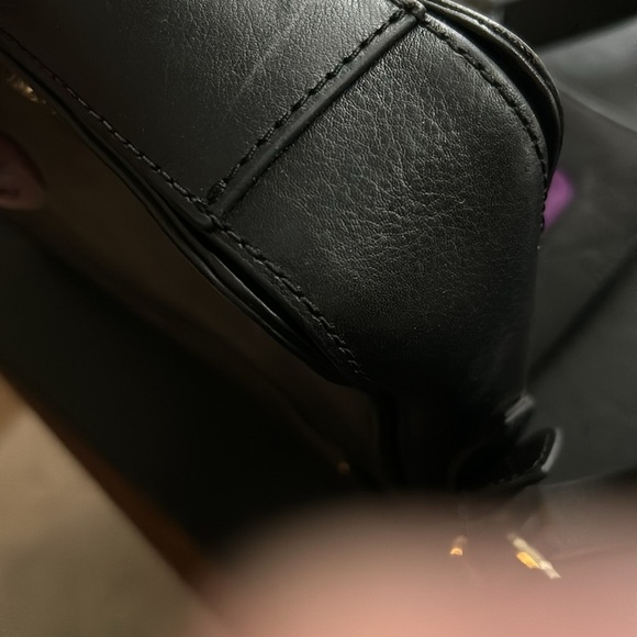 Juicy Couture black leather bag with jeweled embellishment - Picture 5 of 7